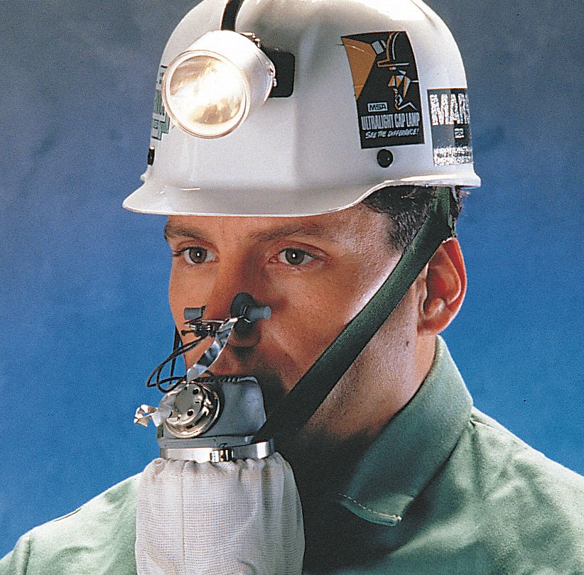 4LR89 - Emergency Escape Mouth Bit Respirator