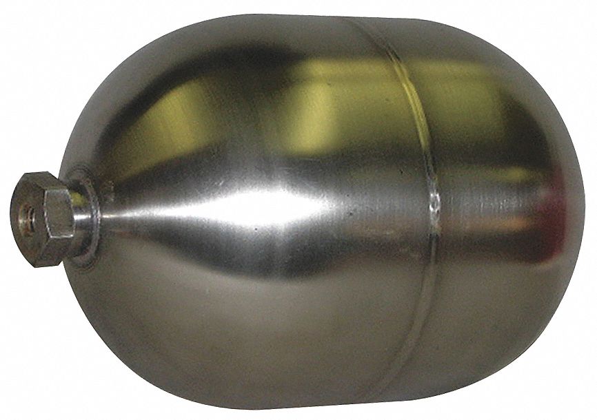 FLOAT BALL,OBLONG,SS,5 IN