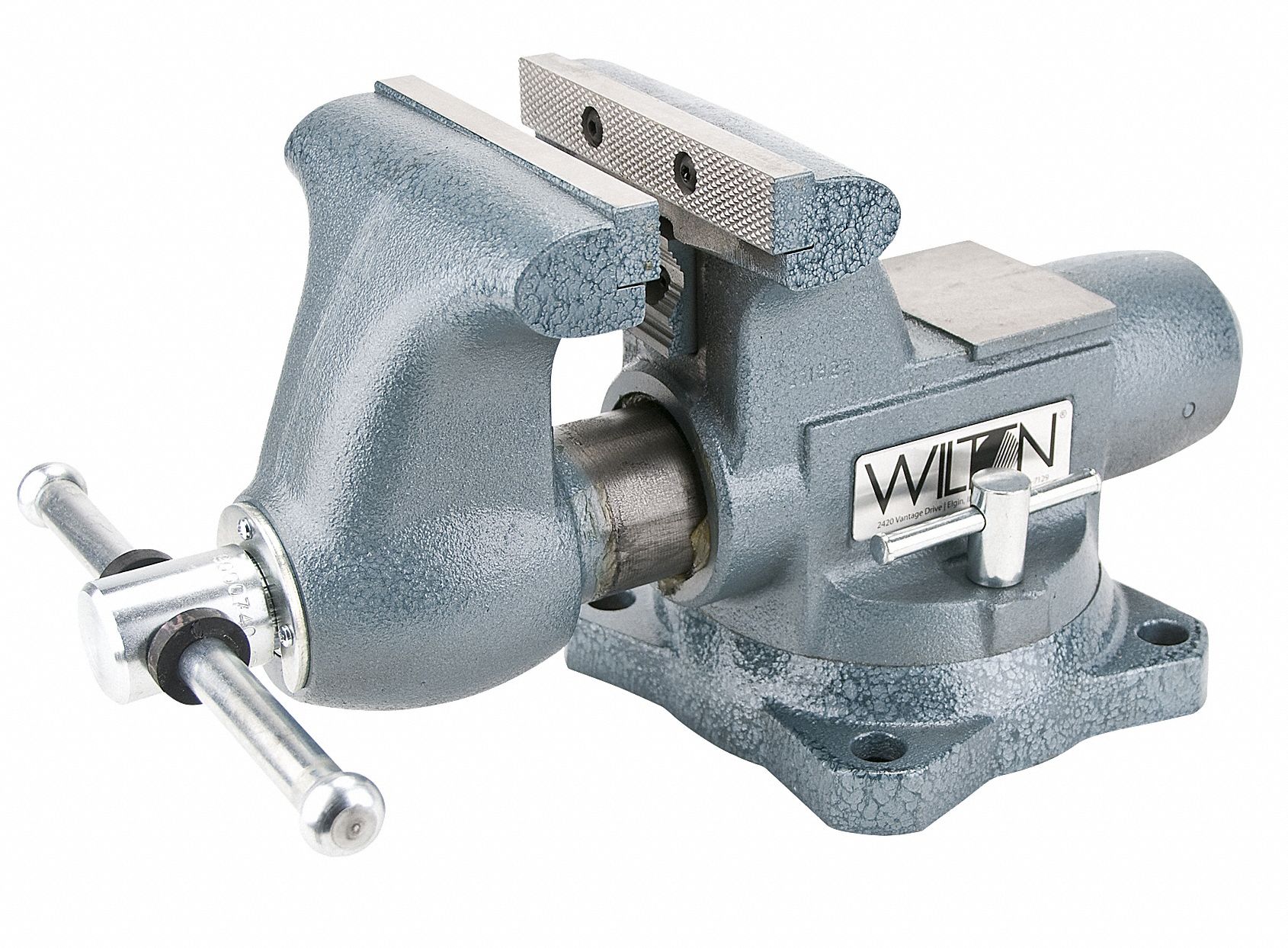 WILTON Heavy Duty Combination Vise, 6 1/2 in Jaw Width, 6 1/2 in Max