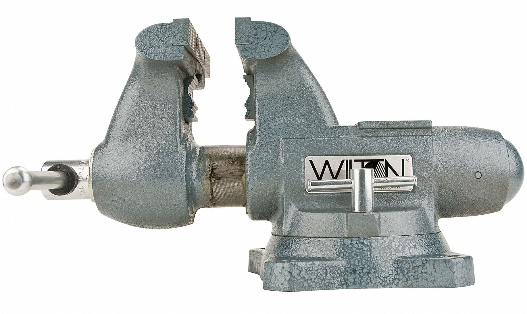 WILTON Heavy Duty Combination Vise, 8 in Jaw Width, 7 in Max. Opening