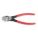 DIAGONAL CUTTING PLIER, SEMIFLUSH, STRAIGHT, OVAL, ¾ IN JAW L, 1¼ IN JAW W, STANDARD CUSHION GRIP