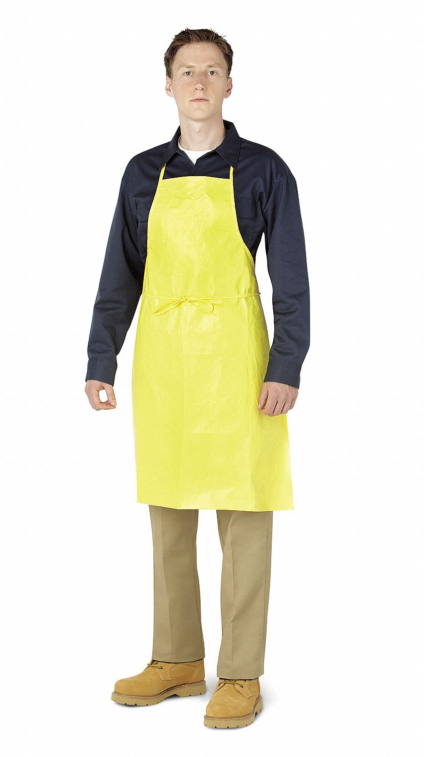 yellow apron