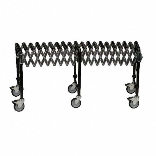 FSI, 1 1/2 ft, Steel, Patient Conveyor/Roller System 4LUU7FRS