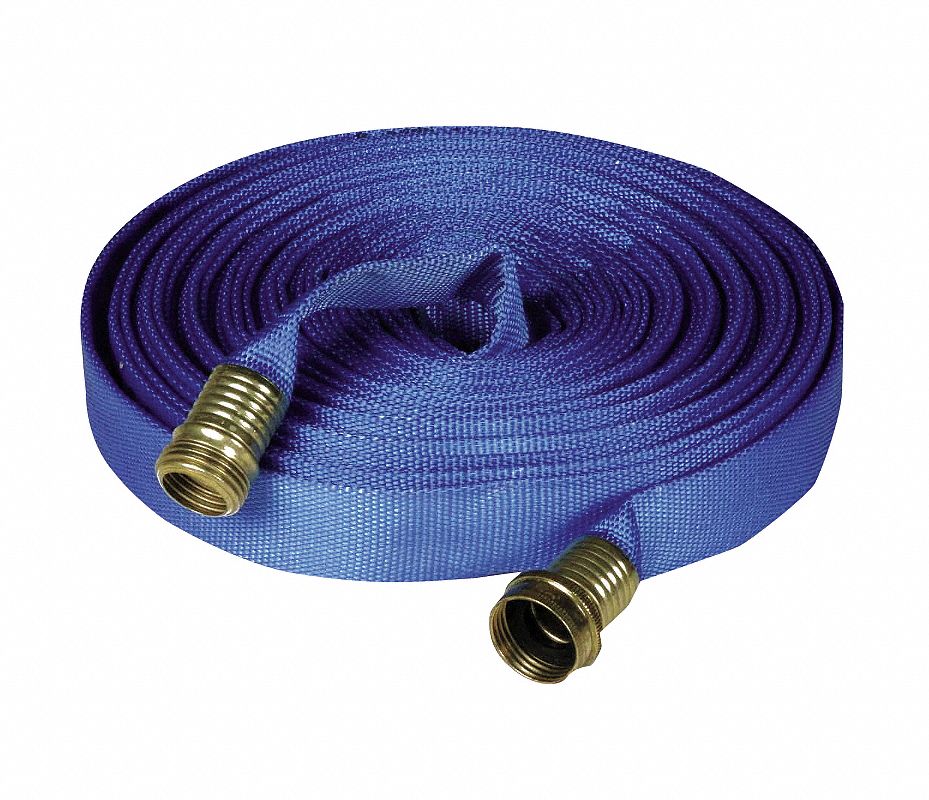 Manguera Plana De PVC Azul Para Agua - 4 Barras, Diámetros 1", 1 1/4", 1 1/2", 2", 3", Envío Rápido