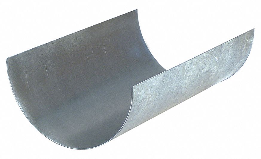 PROTECTION SHIELD: PRE-GALVANIZED STEEL, FOR 10.6 IN INSULATION OD, 18 IN OVERALL LG, 1