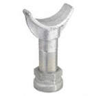 PIPE SADDLE SUPPORT,GALVANIZED,8 IN