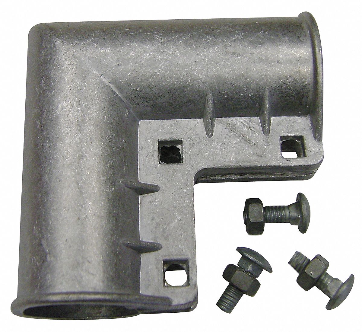 GATE ELBOW, ALUMINUM, INCLUDES 3 BOLT HOLES/3 SETS OF NUTS AND BOLTS
