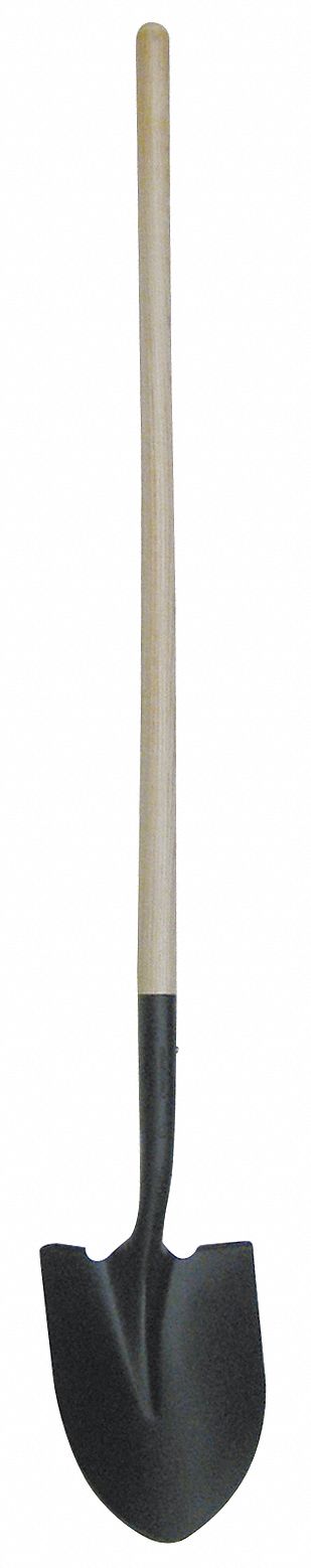 ROUND POINT SHOVEL,48 IN.HANDLE,14