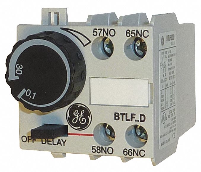 ABB IEC Timer Module 1.00 sec to 30.00 sec, 2 Contacts, 1 Contacts