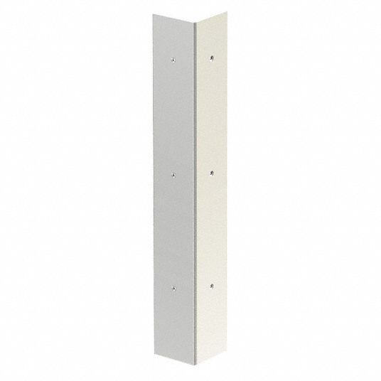 Corner Guard, PVC Plastic, 48 in Height, 2 in Width, 0.055 in Thickness