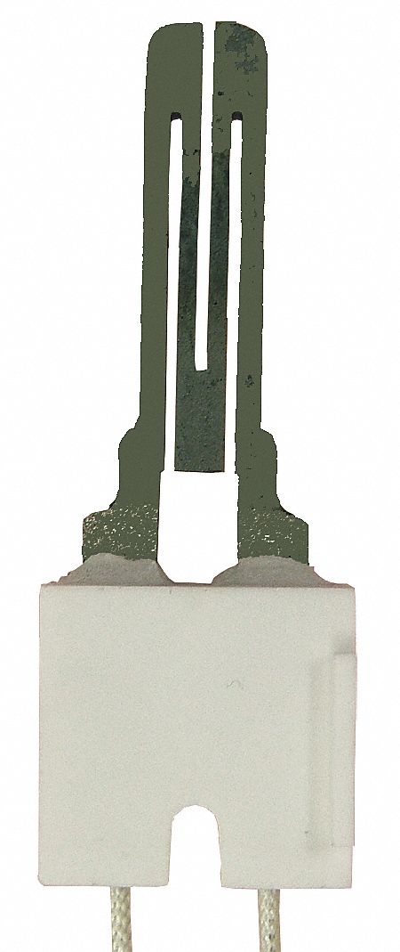 Hot Surface Igniter: OEM, Silicon Carbide, 24 in Lead Lg, 120V AC, Hardwired, Flat Tip