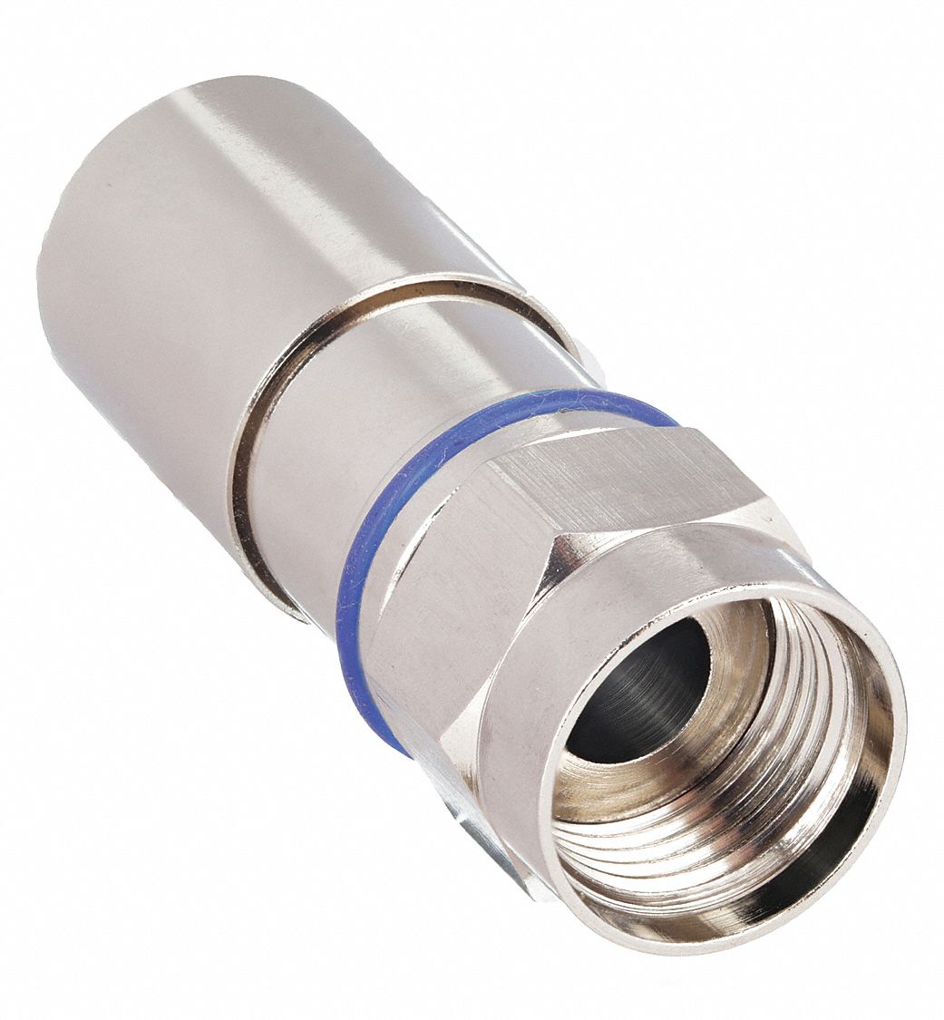 COAX CONN,F-TYPE,RG6 REG/TRI/QUAD,P