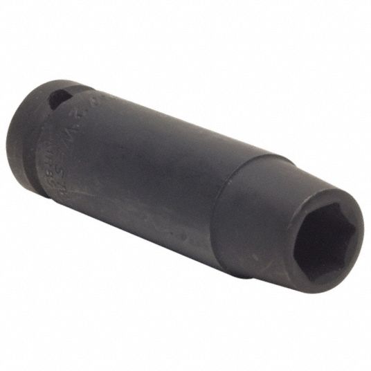 WESTWARD, 3/8 in Drive Size, 7 mm Socket Size, Impact Socket - 4LYE2 ...