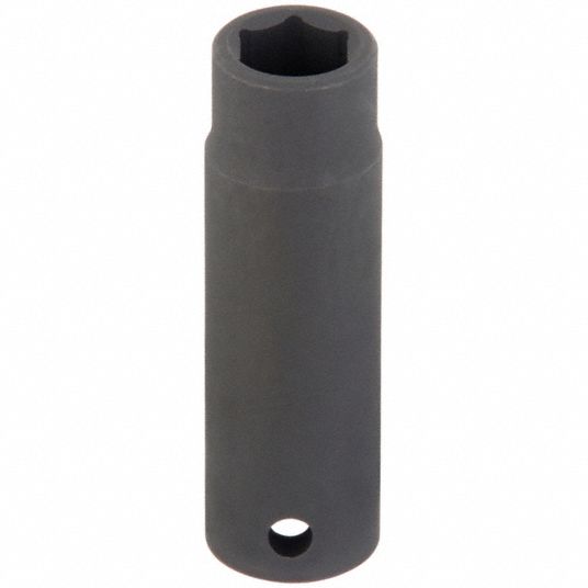 WESTWARD, 1/2 in Drive Size, 19 mm Socket Size, Impact Socket - 4LXK5 ...