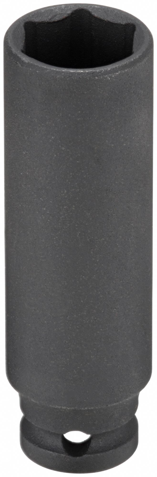 IMPACT SOCKET, 1/4IN DR, 12MM, 6PT