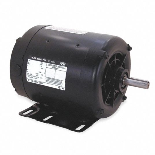 Belt Drive Motor, 2 HP, 3-Phase, Nameplate RPM 1725, No. of Speeds 1 ...