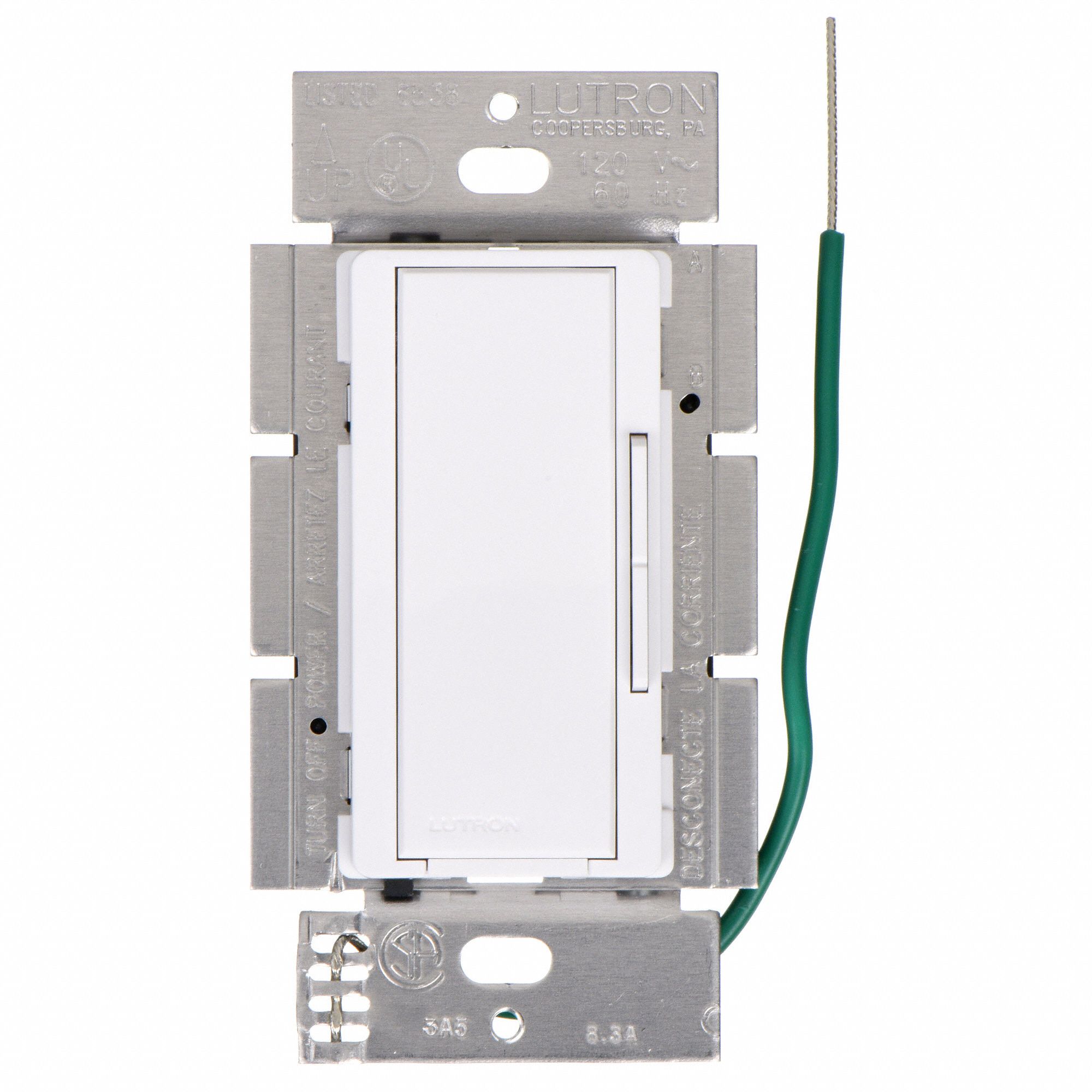 LUTRON Companion Dimmer, CFL, ELV, Fluorescent, Halogen, Incandescent, LED, MLV Lighting