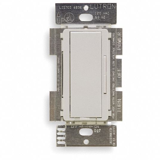 LUTRON Companion Dimmer, CFL, ELV, Fluorescent, Halogen, Incandescent, LED, MLV Lighting