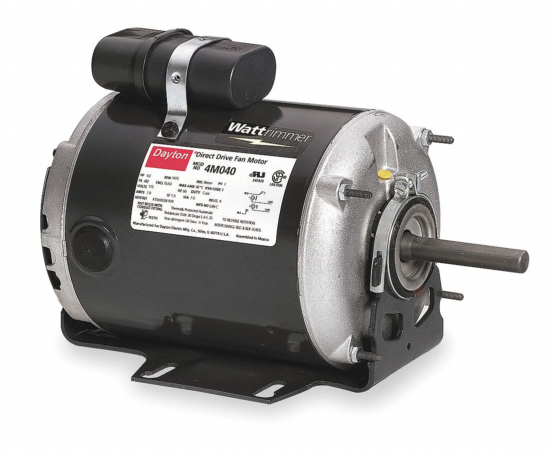 3/4 HP, Permanent Split Capacitor, 1075 Nameplate RPM, 115/230 Voltage