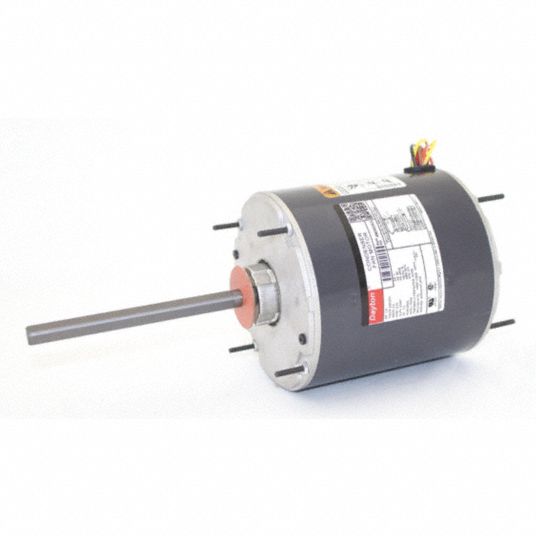 DAYTON Condenser Fan Motor: Stud Mount, Totally Enclosed Air-Over, 1/2 ...