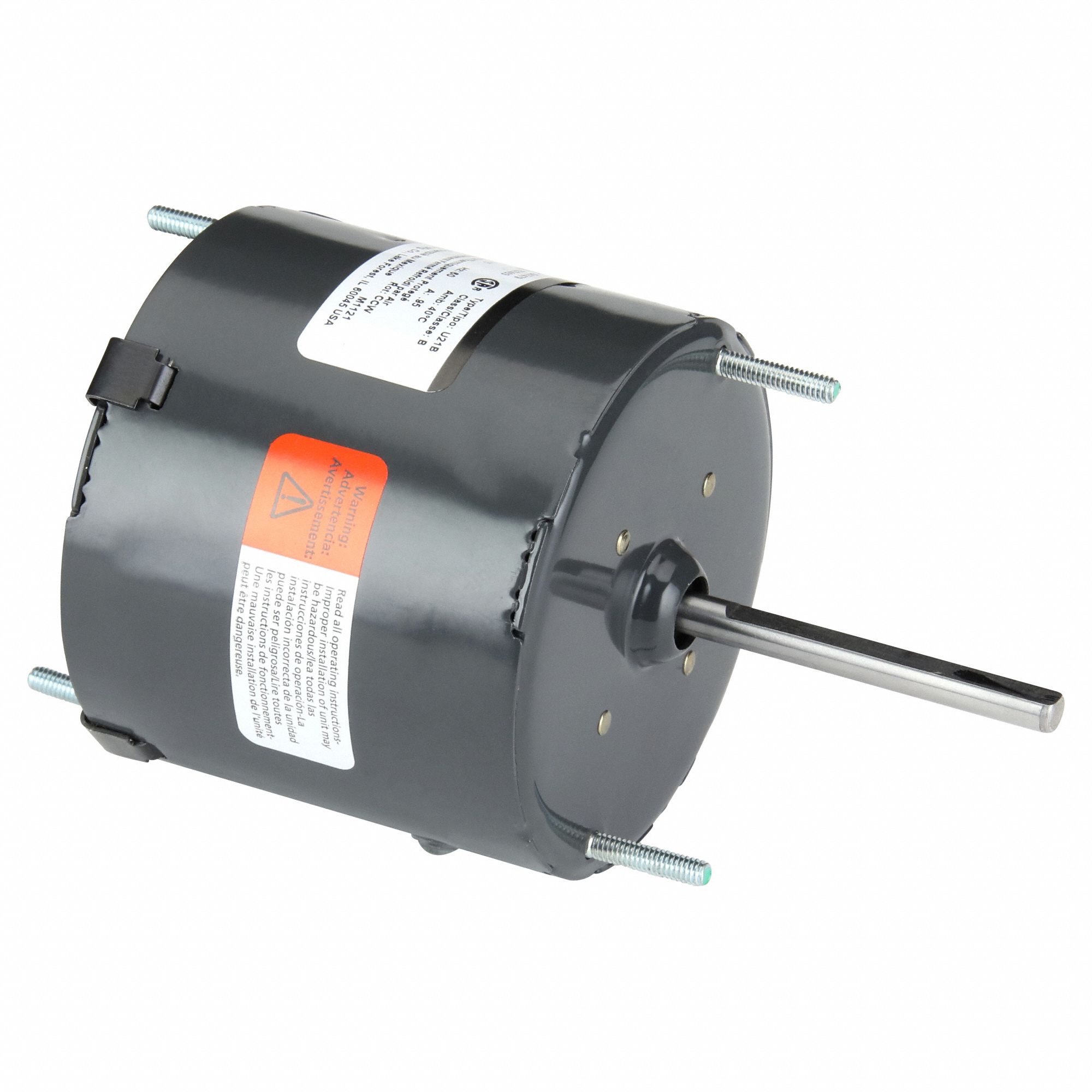 DAYTON, Totally Enclosed Air-Over, 1/40 HP, HVAC Motor - 4M093 ...