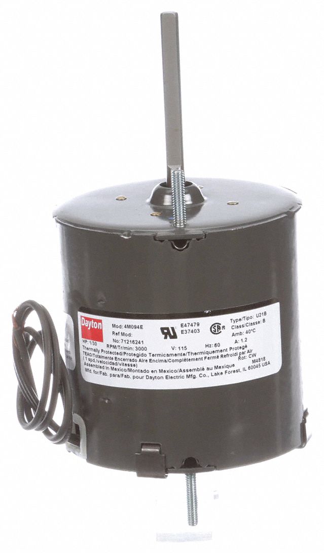 MOTOR HVAC 1/25HP 3.3 IN 3,000 RPM