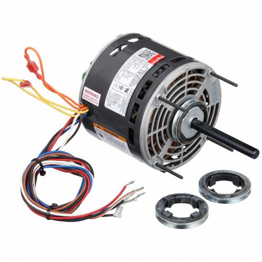 DAYTON, 3 Speed, Open Air-Over, Direct Drive Blower Motor - 4M097 ...