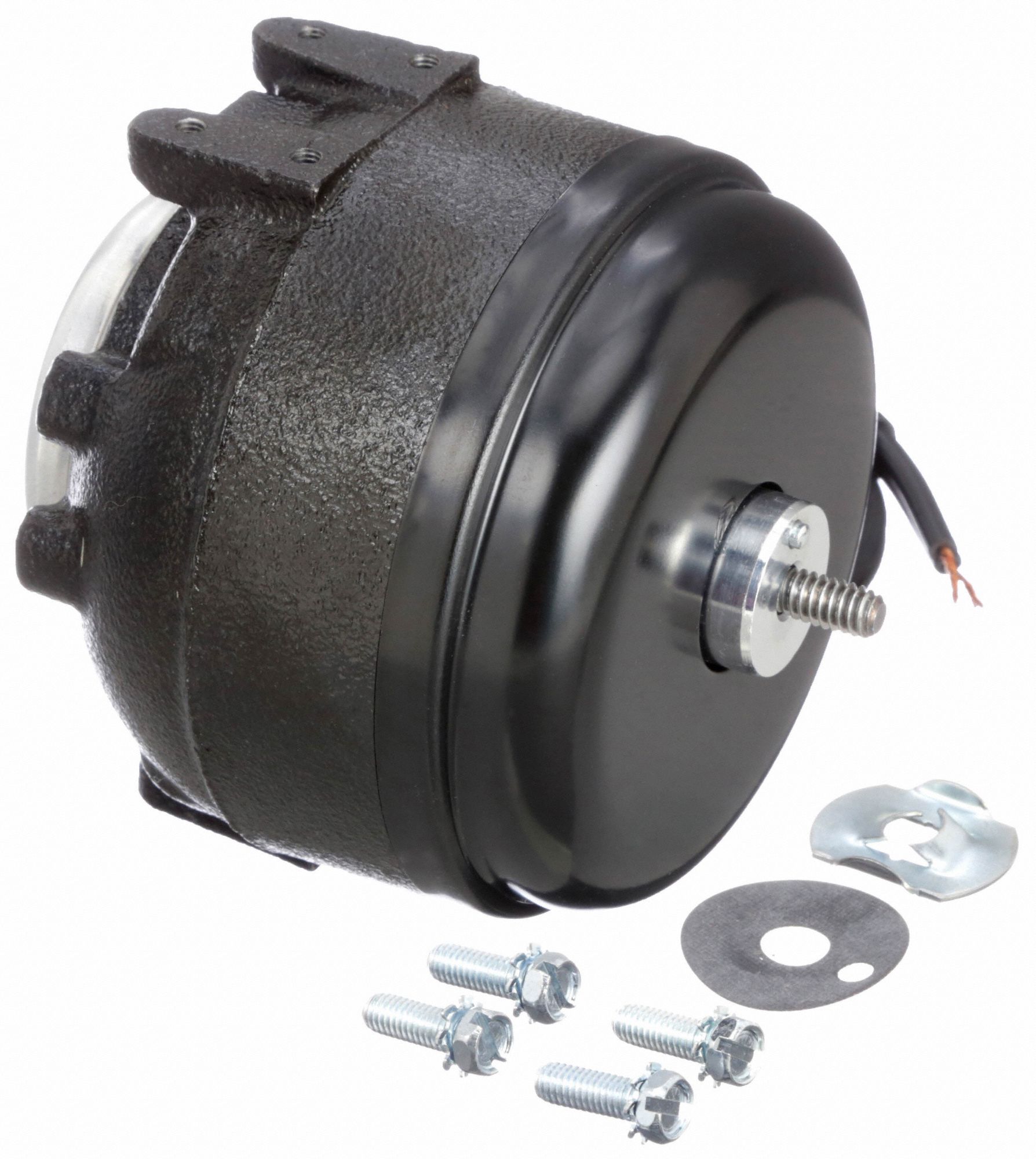 EM&S Unit Bearing Motor, 1/47 HP, Shaded Pole, Nameplate RPM 1,500, No