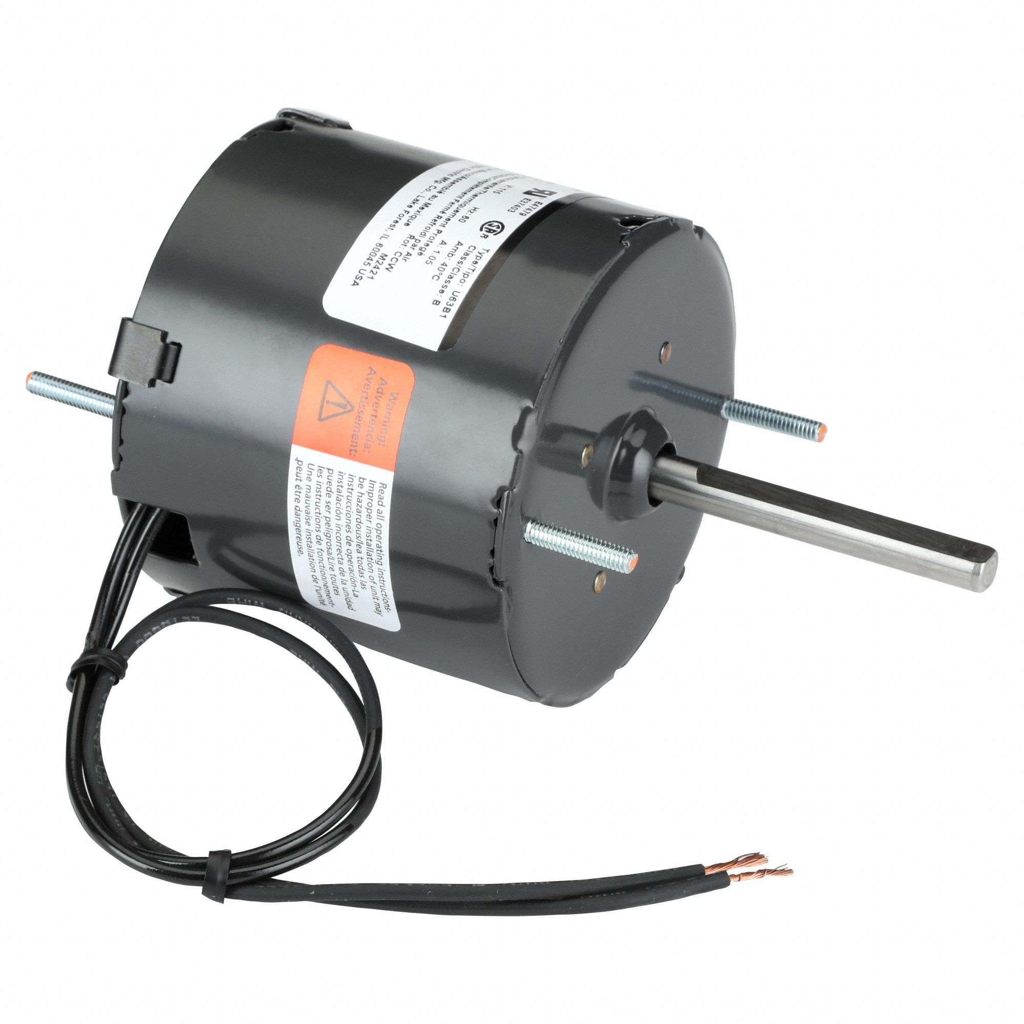 HVAC MOTOR,1/30 HP,1550 RPM,115 V,3.3