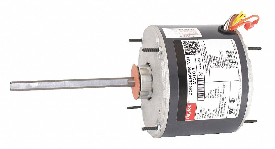 DAYTON 1/6 HP Condenser Fan Motor,Permanent Split ... electrical wiring diagram refrigeration 