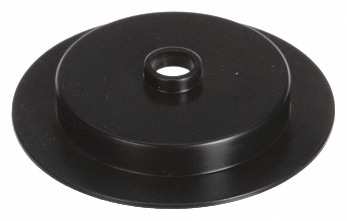 GENTEQ Motor Rainshield, Gray 3 3/4 in Overall Dia, 1/2 in Bore Dia