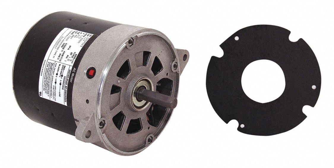 1/8 HP Oil Burner Motor, SplitPhase, 1725 Nameplate RPM,115 Voltage, Frame 48N Grainger