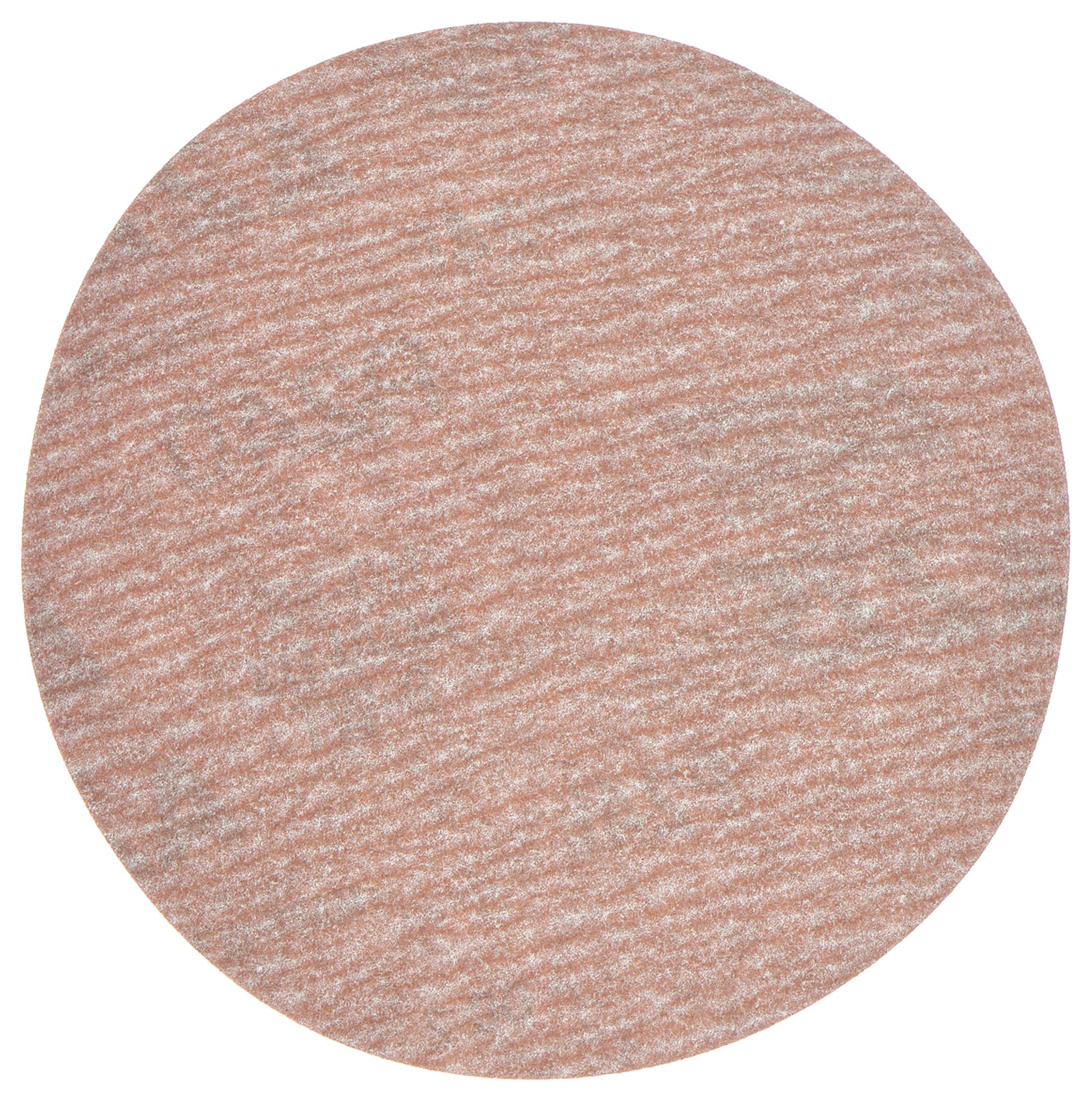 HOOK-AND-LOOP SANDING DISC, 5 IN DIAMETER, NON-VACUUM, ALUMINUM OXIDE, P240 GRIT, B WEIGHT PAPER