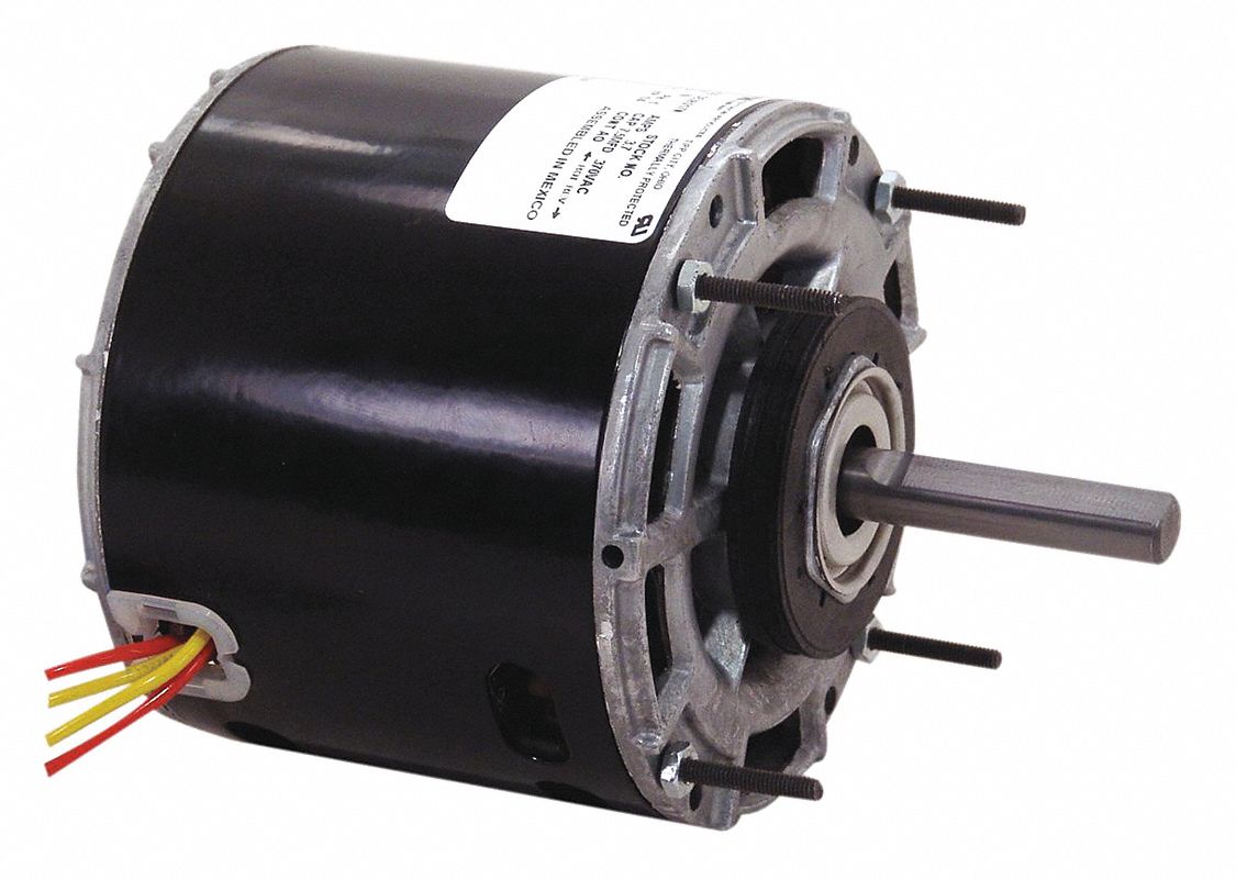 Direct Drive Blower Motor: 3 Speed, Open Air-Over, Ring Mount, 1/8 HP, 1, 075 Nameplate RPM