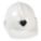 SLOTTED CAP, CSA Z94.1-2005, TYPE 1, CLASS E, PC, 4-PT ONE-TOUCH, FRONT BRIM, WHITE