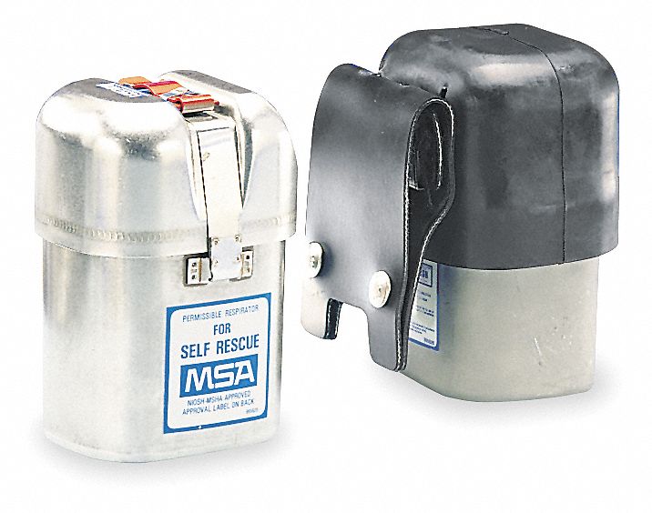 MSA SELF-RESCUER RESPIRATOR, W65, PROTECTIVE BOOT, NEOPRENE HOLSTER ...