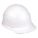 CASQUE NON FENDU, CSA, TYPE 1, CLASSE E, PHÉNOLIQUE, CLIQUET 4 PTS, BORD AVANT, BLANC