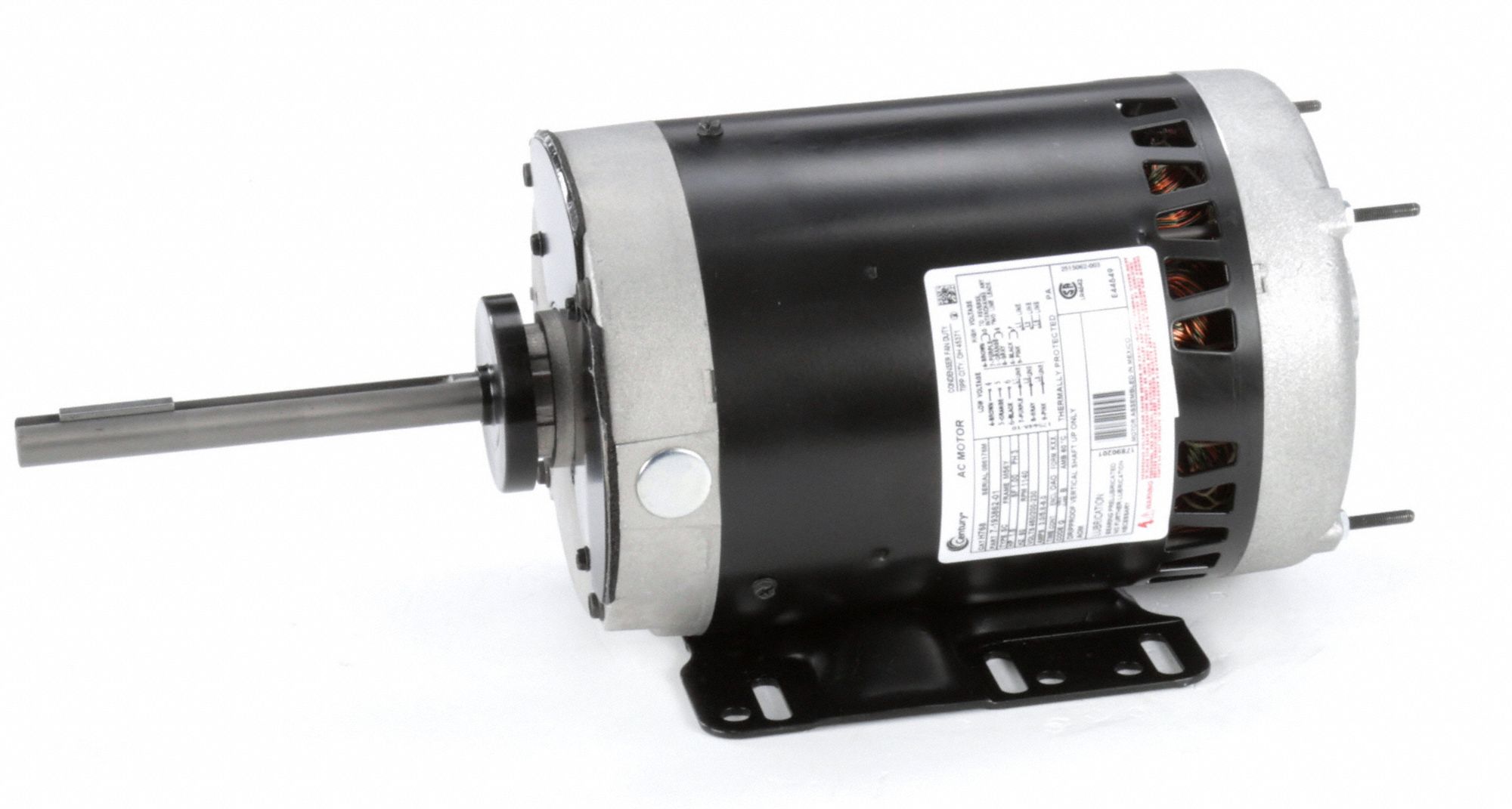 CENTURY 1-1/2 HP Condenser Fan Motor,3-Phase,1140 Nameplate RPM,200-230 ...