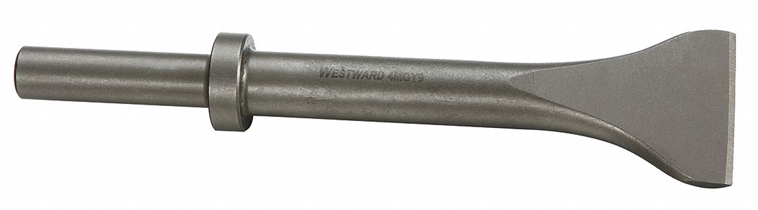 CHISEL, 0.68 IN SHANK SIZE, ROUND, ROUND, 2 IN CHISEL TIP W, 8 3/4 IN OVERALL L