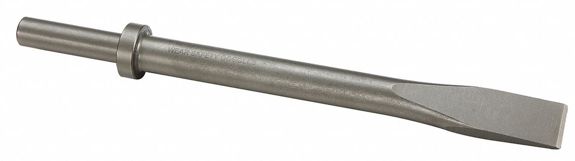 CHISEL, 0.68 IN SHANK SIZE, ROUND, ROUND, 1 IN CHISEL TIP W, 12 IN OVERALL L