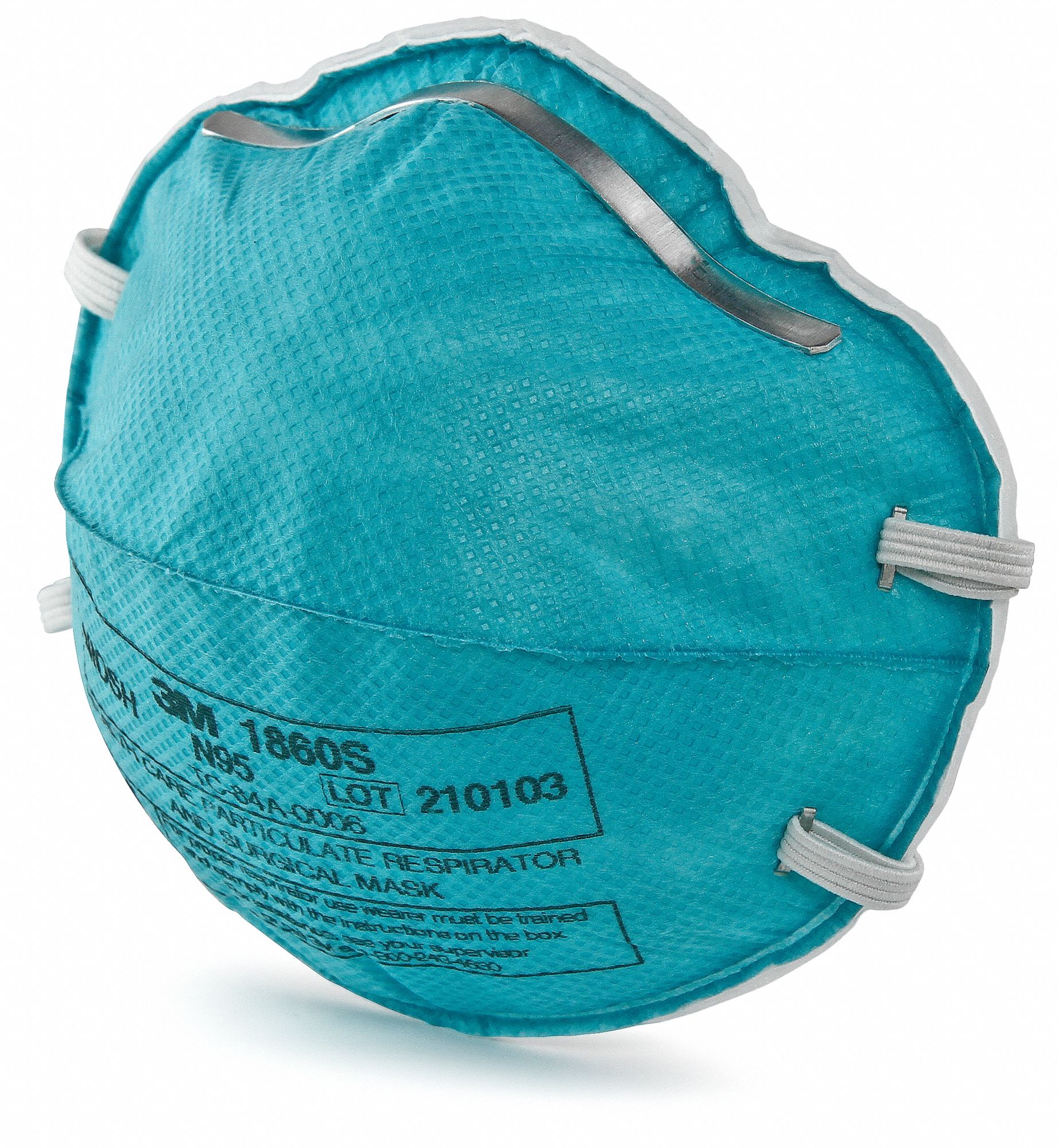 3M Disposable Respirator, S, N95, PK 20 4MH511860S Grainger