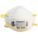 RESPIRATEUR JETABLE, P, PP/PUR/POLYESTER/POLYISOPRÈNE/AL/ACIER, N95, MOULÉ, 20/BOÎTE