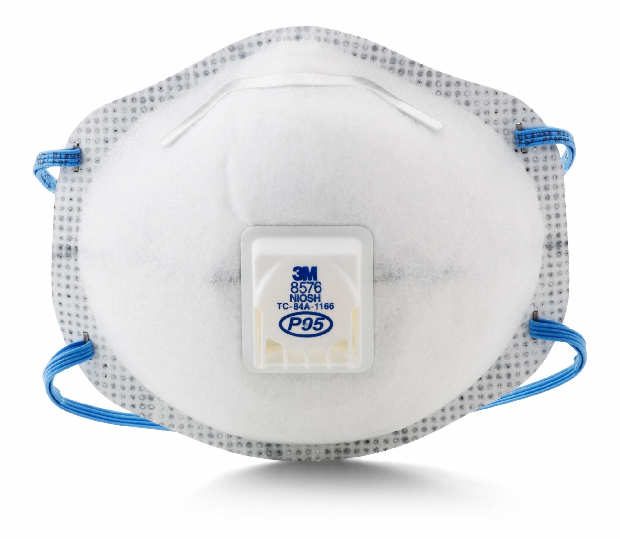 DISPOSABLE RESPIRATOR W/VALVE, UNIVERSAL, PP/POLYESTER/POLYISOPRENE, P95, 10/BOX