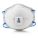 DISPOSABLE RESPIRATOR W/VALVE, UNIVERSAL, PP/POLYESTER/POLYISOPRENE, P95, 10/BOX