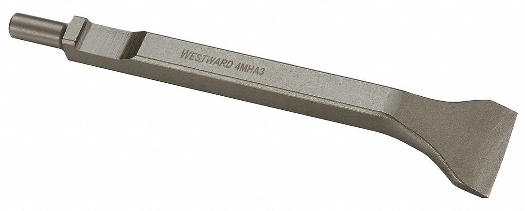 CHISEL, B1/CLECO CHISEL SCALER, 0.5 IN SHANK SIZE, 1 3/8 IN CHISEL TIP W, 7 IN OVERALL L