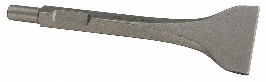 CHISEL, FUJI CHISEL SCALER, 0.465 IN SHANK SIZE, 2 IN CHISEL TIP W, 7 IN OVERALL L, STEEL