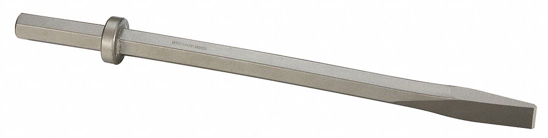 CHISEL, 0.875 IN SHANK SIZE, HEX, ROUND, 1 3/16 IN CHISEL TIP W, 17 3/4 IN OVERALL L
