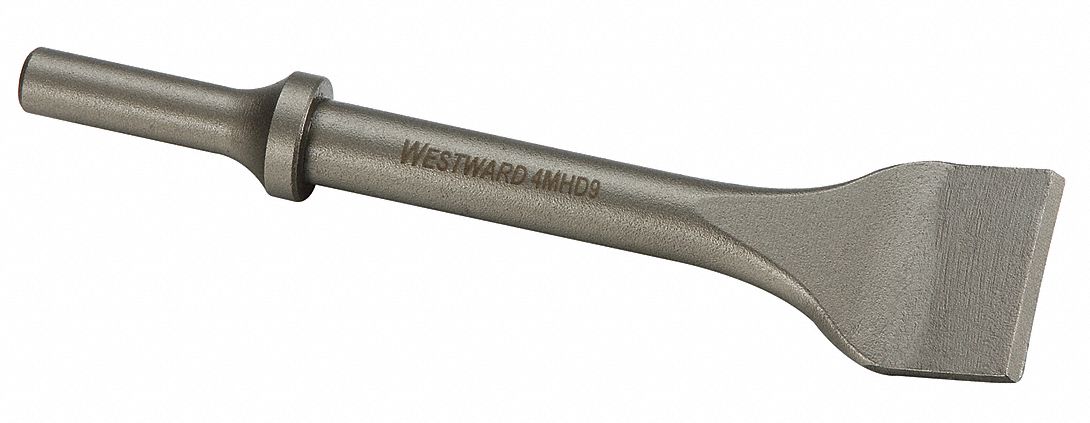 CHISEL, 0.401 IN SHANK SIZE, ROUND, ROUND, 1 5/16 IN CHISEL TIP W, 6 1/4 IN OVERALL L
