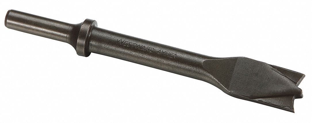 CHISEL, 0.401 IN SHANK SIZE, ROUND, ROUND, 3/4 IN CHISEL TIP W, 6 IN OVERALL L