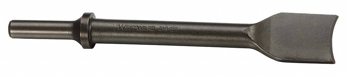 CHISEL, 0.401 IN SHANK SIZE, ROUND, ROUND, 1 1/16 IN CHISEL TIP W, 6 7/8 IN OVERALL L